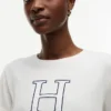 Camiseta con logo H floral Camiseta con logo H floral