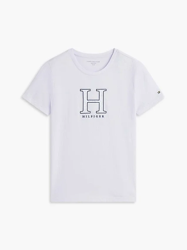 Camiseta con logo H floral Camiseta con logo H floral