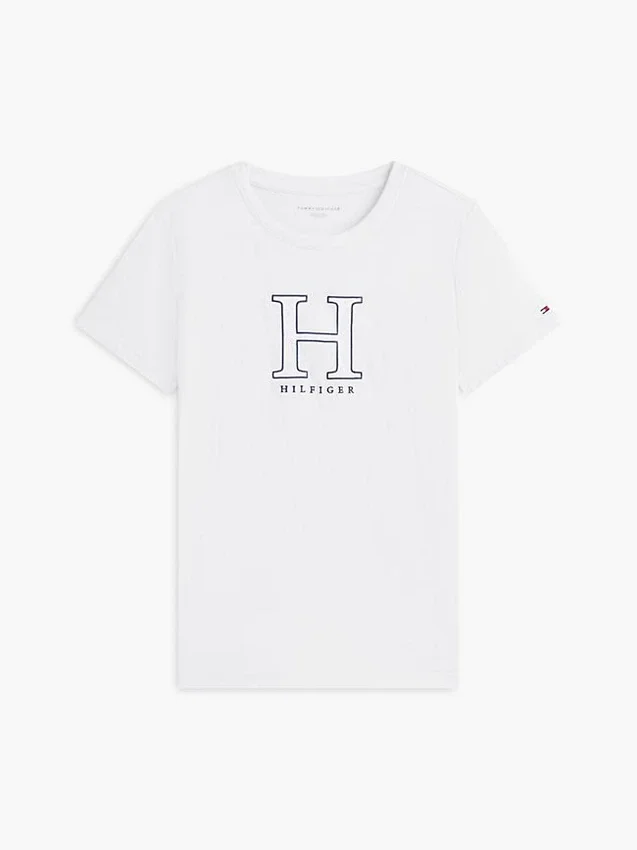 Camiseta con logo H floral Camiseta con logo H floral
