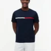 Camiseta con logotipo de bandera bordado Camiseta con logotipo de bandera bordado