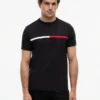 Camiseta con logotipo de bandera bordado Camiseta con logotipo de bandera bordado