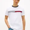 Camiseta con logotipo de bandera bordado Camiseta con logotipo de bandera bordado