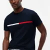 Camiseta con logotipo de bandera bordado Camiseta con logotipo de bandera bordado