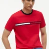 Camiseta con logotipo de bandera bordado Camiseta con logotipo de bandera bordado