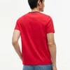 Camiseta con logotipo de bandera bordado Camiseta con logotipo de bandera bordado