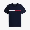 Camiseta con logotipo de bandera bordado Camiseta con logotipo de bandera bordado