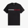 Camiseta con logotipo de bandera bordado Camiseta con logotipo de bandera bordado