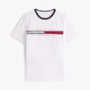 Camiseta con logotipo de bandera bordado Camiseta con logotipo de bandera bordado