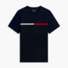 Camiseta con logotipo de bandera bordado Camiseta con logotipo de bandera bordado