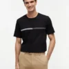 Camiseta con logotipo de bandera en tonos