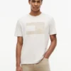 Camiseta con logotipo de bandera en tonos
