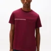 Camiseta con logotipo de bandera en tonos Camiseta con logotipo de bandera en tonos