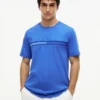 Camiseta con logotipo de bandera en tonos