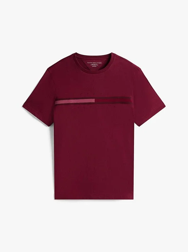 Camiseta con logotipo de bandera en tonos Camiseta con logotipo de bandera en tonos