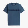 Camiseta con logotipo de bandera en tonos