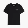 Camiseta con logotipo de bandera ondulada en la espalda Camiseta con logotipo de bandera ondulada en la espalda