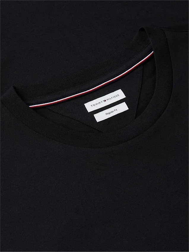 Camiseta con logotipo de bandera ondulada en la espalda Camiseta con logotipo de bandera ondulada en la espalda