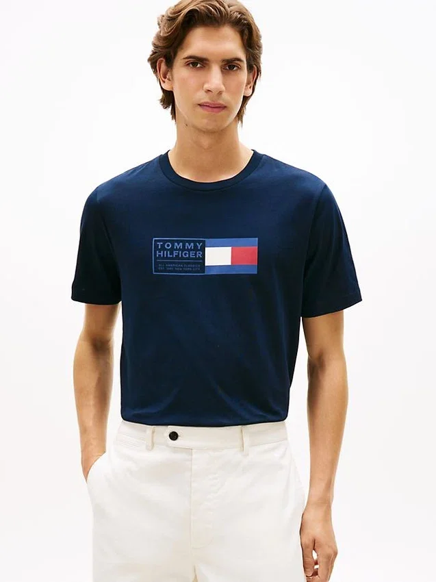 Camiseta con logotipo de la bandera Camiseta con logotipo de la bandera