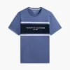 Camiseta con logotipo de rayas en bloque de Hilfiger Camiseta con logotipo de rayas en bloque de Hilfiger