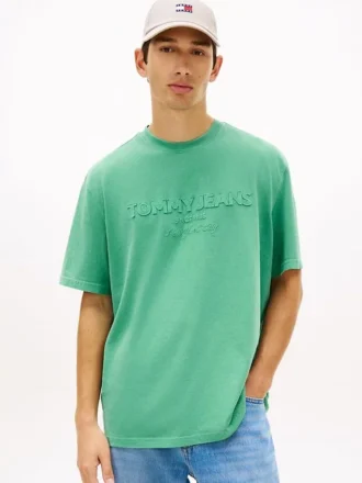 Camiseta con logotipo desgastado de Tommy Jeans