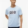 Camiseta con logotipo floral tropical Camiseta con logotipo floral tropical