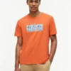 Camiseta con logotipo floral tropical Camiseta con logotipo floral tropical