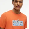 Camiseta con logotipo floral tropical Camiseta con logotipo floral tropical