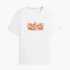 Camiseta con logotipo floral tropical Camiseta con logotipo floral tropical