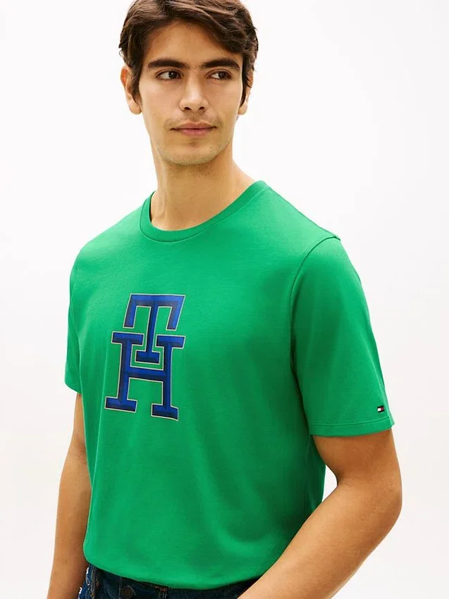 Camiseta con logotipo monograma Camiseta con logotipo monograma
