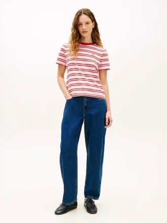 Camiseta con monograma bordado