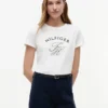 Camiseta con monograma en letra cursiva y estampado de cuadros vichy Camiseta con monograma en letra cursiva y estampado de cuadros vichy