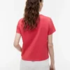 Camiseta con monograma en letra cursiva y estampado de cuadros vichy Camiseta con monograma en letra cursiva y estampado de cuadros vichy