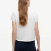 Camiseta con monograma en letra cursiva y estampado de cuadros vichy Camiseta con monograma en letra cursiva y estampado de cuadros vichy
