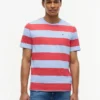 Camiseta con rayas de rugby