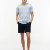 Camiseta con rayas de rugby
