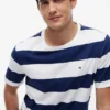 Camiseta con rayas de rugby