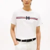 Camiseta con rayas H Camiseta con rayas H