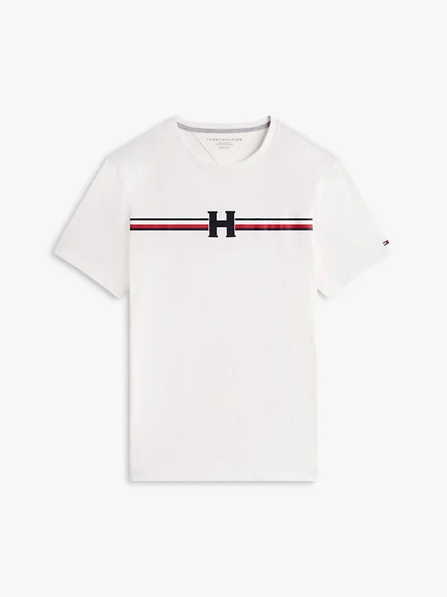 Camiseta con rayas H Camiseta con rayas H