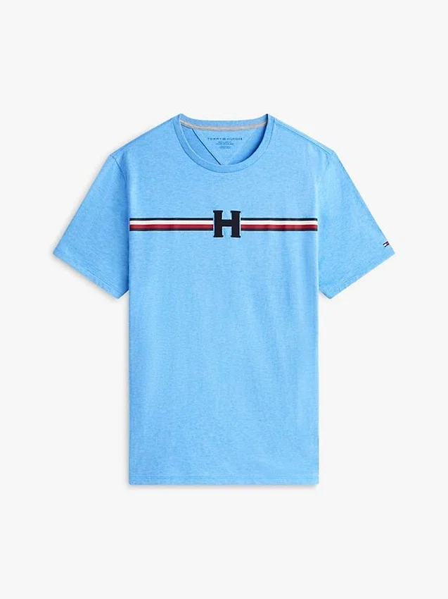 Camiseta con rayas H Camiseta con rayas H