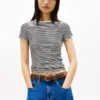 Camiseta con ribete ondulado de Tommy Jeans