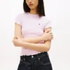 Camiseta con ribete ondulado de Tommy Jeans