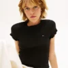 Camiseta con ribete ondulado de Tommy Jeans