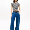 Camiseta con ribete ondulado de Tommy Jeans