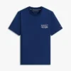 Camiseta de algodón slub con gráfico del logotipo en la espalda Camiseta de algodón slub con gráfico del logotipo en la espalda