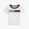Camiseta de bebés con logotipo y rayas de bandera