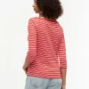 Camiseta de corte ajustado con cuello barco Camiseta de corte ajustado con cuello barco