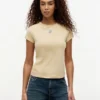 Camiseta de corte ajustado con monograma