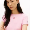 Camiseta de corte ajustado con monograma