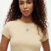Camiseta de corte ajustado con monograma