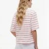 Camiseta de corte holgado con logotipo bordado